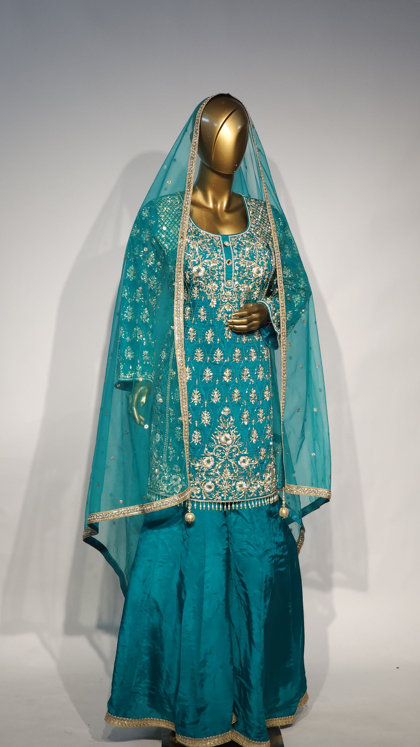 Heavy Hand Work Wear Suit Like Party Wear Garara suit