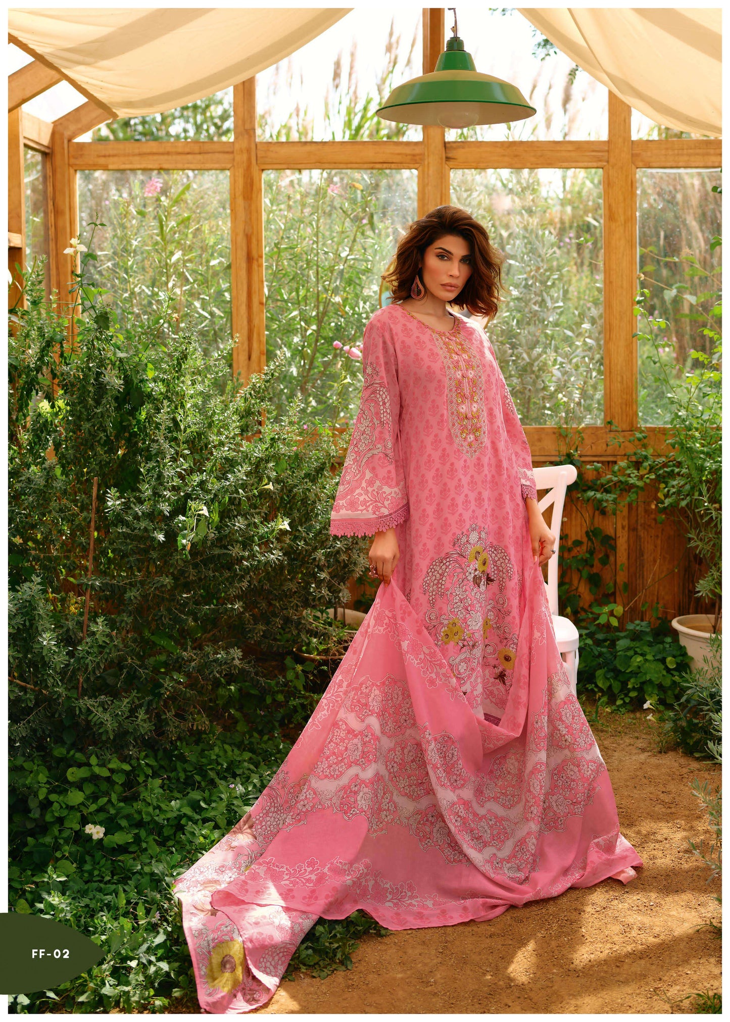 Summer Bloom Cotton Kurta Set