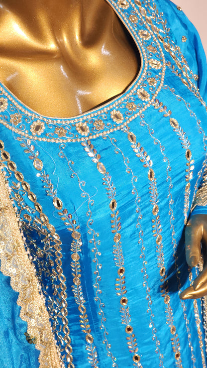 Embroidered Women's Stitched sharara