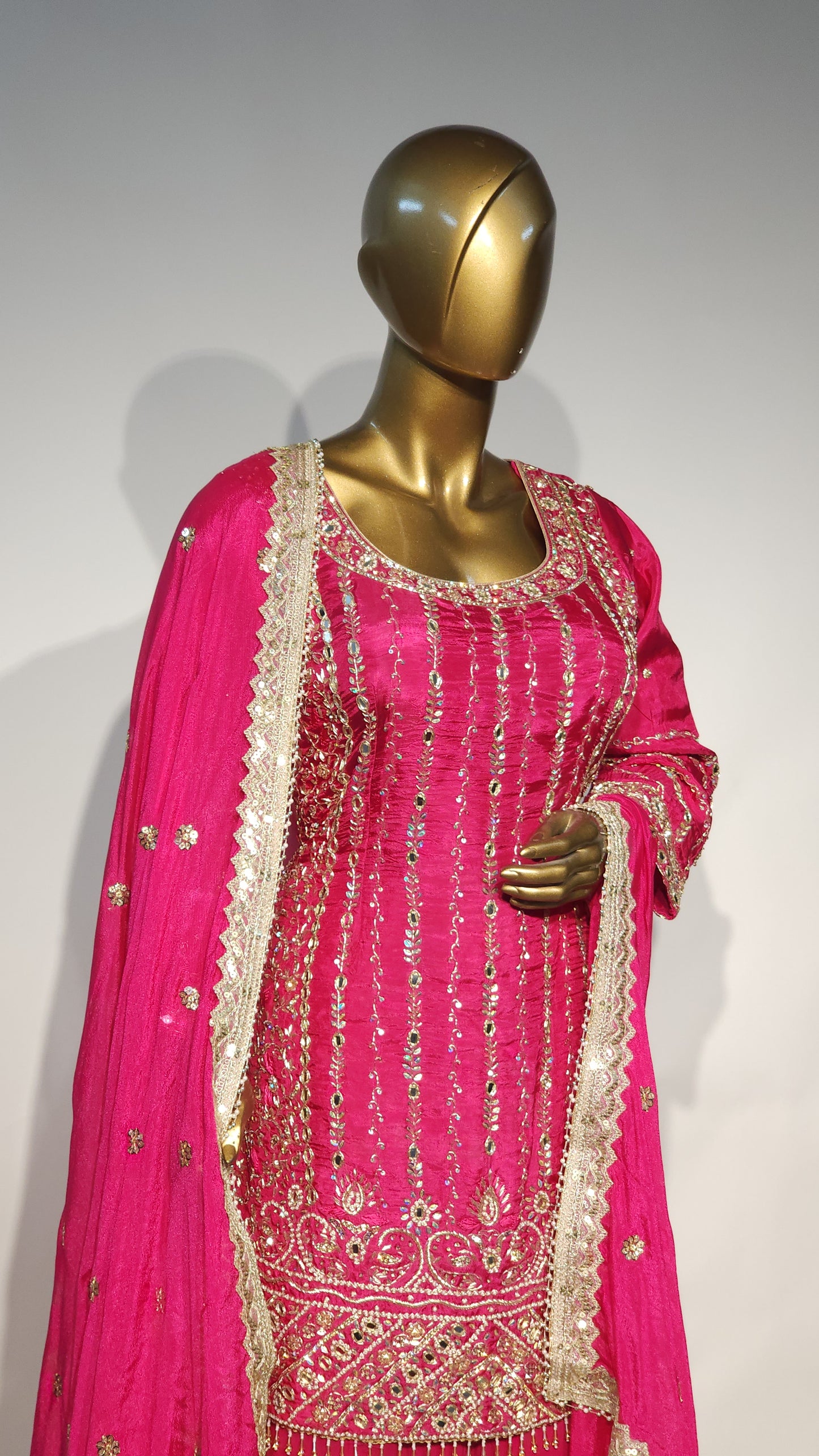 Embroidered Women's Stitched sharara