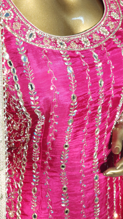 Embroidered Women's Stitched sharara