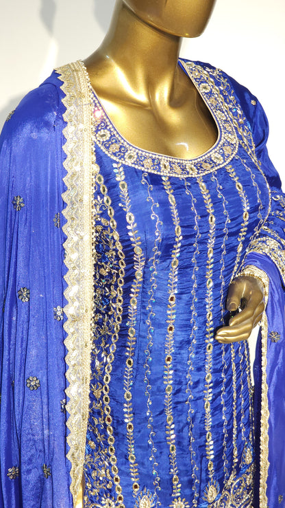 Embroidered Women's Stitched sharara