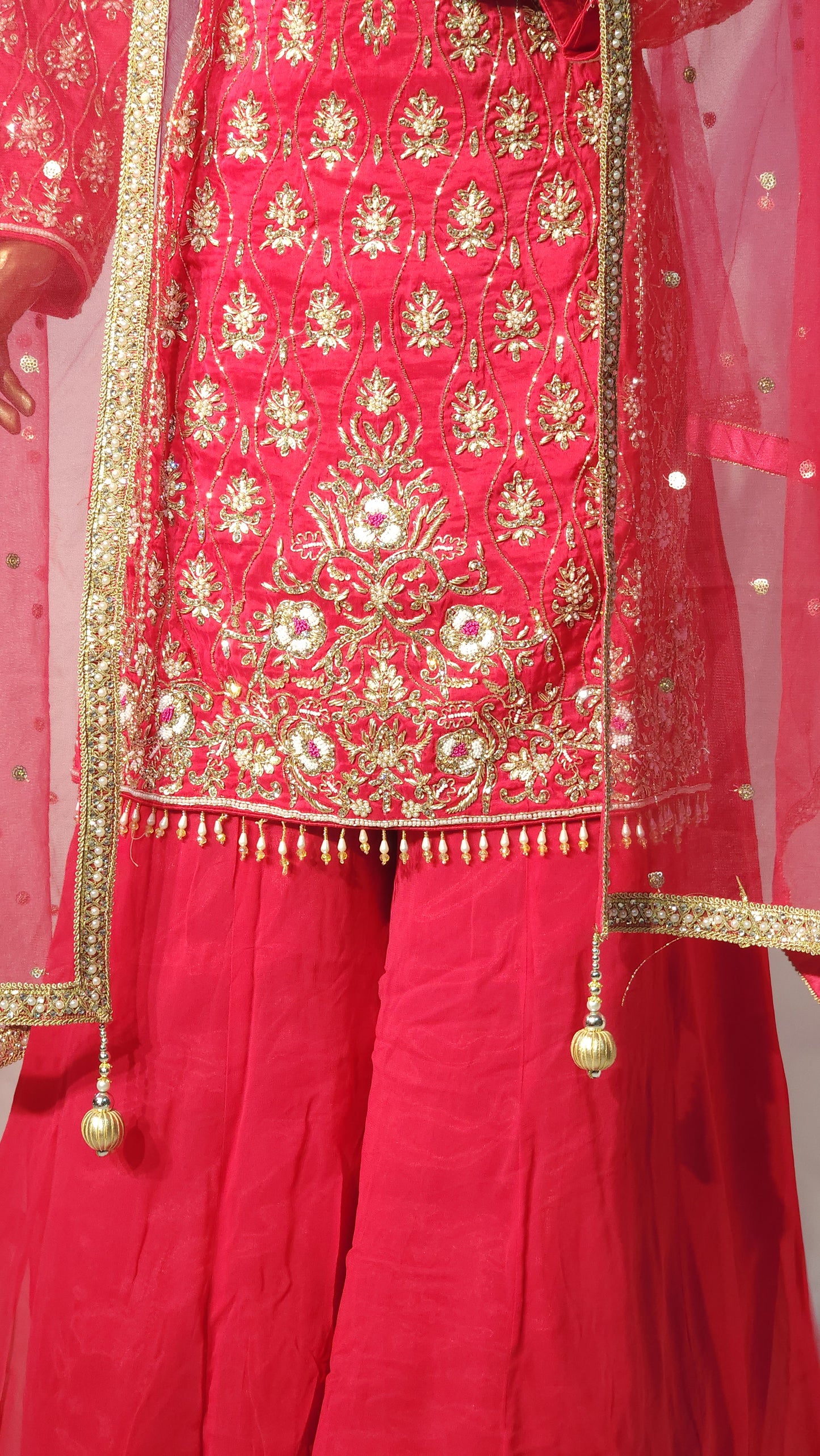 Heavy Hand Work Wear Suit Like Party Wear Garara suit