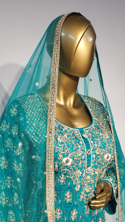 Heavy Hand Work Wear Suit Like Party Wear Garara suit