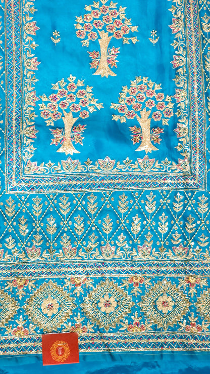 feroji Organza With Pearl Design