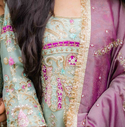 Luxury Crepe Palazzo Suit – Bridal Customization Ready