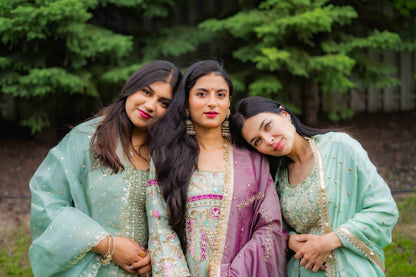Luxury Crepe Palazzo Suit – Bridal Customization Ready