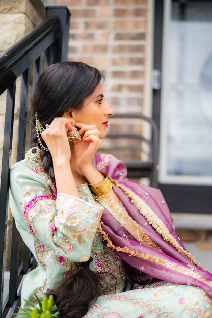 Luxury Crepe Palazzo Suit – Bridal Customization Ready