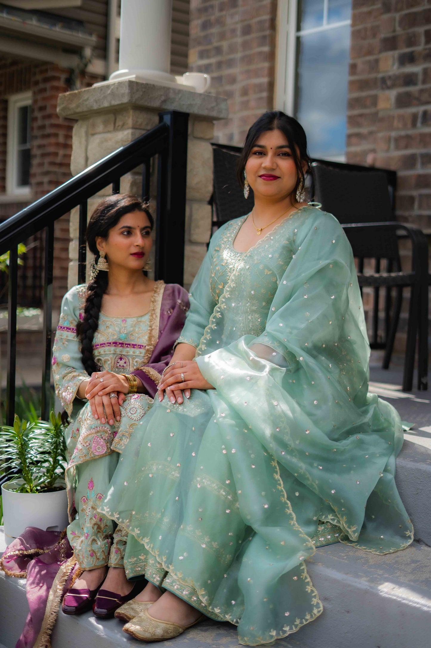 Heavy Bridal Gharara Suit – Full Front Embroidery
